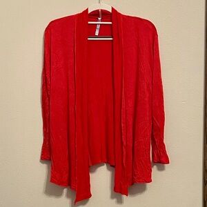 NWOT, AZULES Women’s Hot Pink Open Cardigan, Size Small